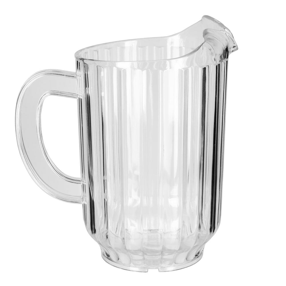 Tablecraft 364 60 oz Plastic Pitcher w/ Handle, Clear