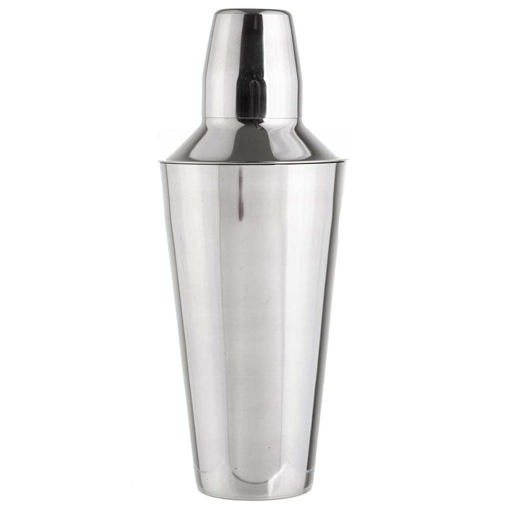 Tablecraft 377 28 oz Stainless Bar Cocktail Shaker Set