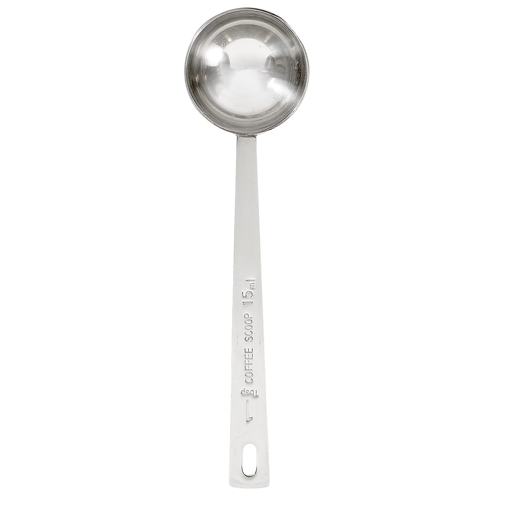 Tablecraft 401 1 Tablespoon Stainless Steel Coffee Scoop w/ Mirror Finish