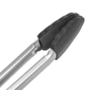 Tablecraft 4016BK 16"L Stainless Utility Tongs, Black thumbnail 7