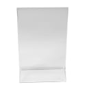 Tablecraft 4060 Tabletop Menu Card Holder - 4" x 6", Acrylic thumbnail 2