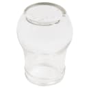 Tablecraft 406RE 6 oz Teardrop Dripcut Server - Glass, Red ABS Top thumbnail 4