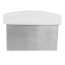 Tablecraft 4103W Dough Cutter/Scraper w/ White Plastic Handle - 6" x 3", Stainless Steel thumbnail 2