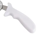 Tablecraft 4106W 4" Pizza Cutter w/ White Plastic Handle, Stainless Steel thumbnail 6
