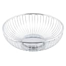 Tablecraft 4170 Round Chalet Basket, 8 1/8 x 2 3/4", Chrome Plated thumbnail 2