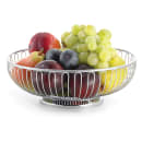 Tablecraft 4170 Round Chalet Basket, 8 1/8 x 2 3/4", Chrome Plated thumbnail 4