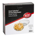 Tablecraft 4170 Round Chalet Basket, 8 1/8 x 2 3/4", Chrome Plated thumbnail 5