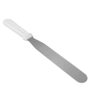 Tablecraft 4208 8" Decorating & Icing Spatula w/ White ABS Handle, Stainless Steel Blade thumbnail 2