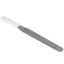 Tablecraft 4210 10" Decorating & Icing Spatula w/ White ABS Handle, Stainless Steel Blade thumbnail 4