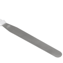 Tablecraft 4210 10" Decorating & Icing Spatula w/ White ABS Handle, Stainless Steel Blade thumbnail 6