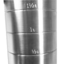 Tablecraft 434 2 Quart Aluminum Graduated Measure, Stamped w/ Ounce & Liter thumbnail 7