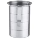 Tablecraft 435 4 Quart Aluminum Graduated Cylinder, Stamped w/ Ounce & Liter thumbnail 5