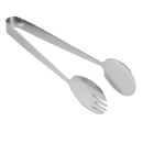 Tablecraft 4404 9"L Stainless Serving Tongs thumbnail 4