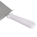 Tablecraft 461W 11" Turner w/ Squared Stainless Steel Blade, White ABS Handle thumbnail 7