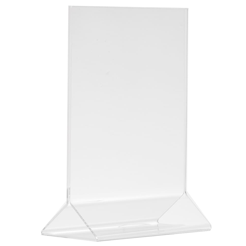 Tablecraft 5070 Acrylic Menu Holder, 5 x 7", Two-Sided
