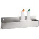 Tablecraft 5122 22" Single Stainless Speed Rail, Holds 5 Quart/Liter Bottles thumbnail 5