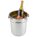 Tablecraft 5188 10" Wine/Champagne Bucket - Stainless Steel, Mirror Finish thumbnail 4