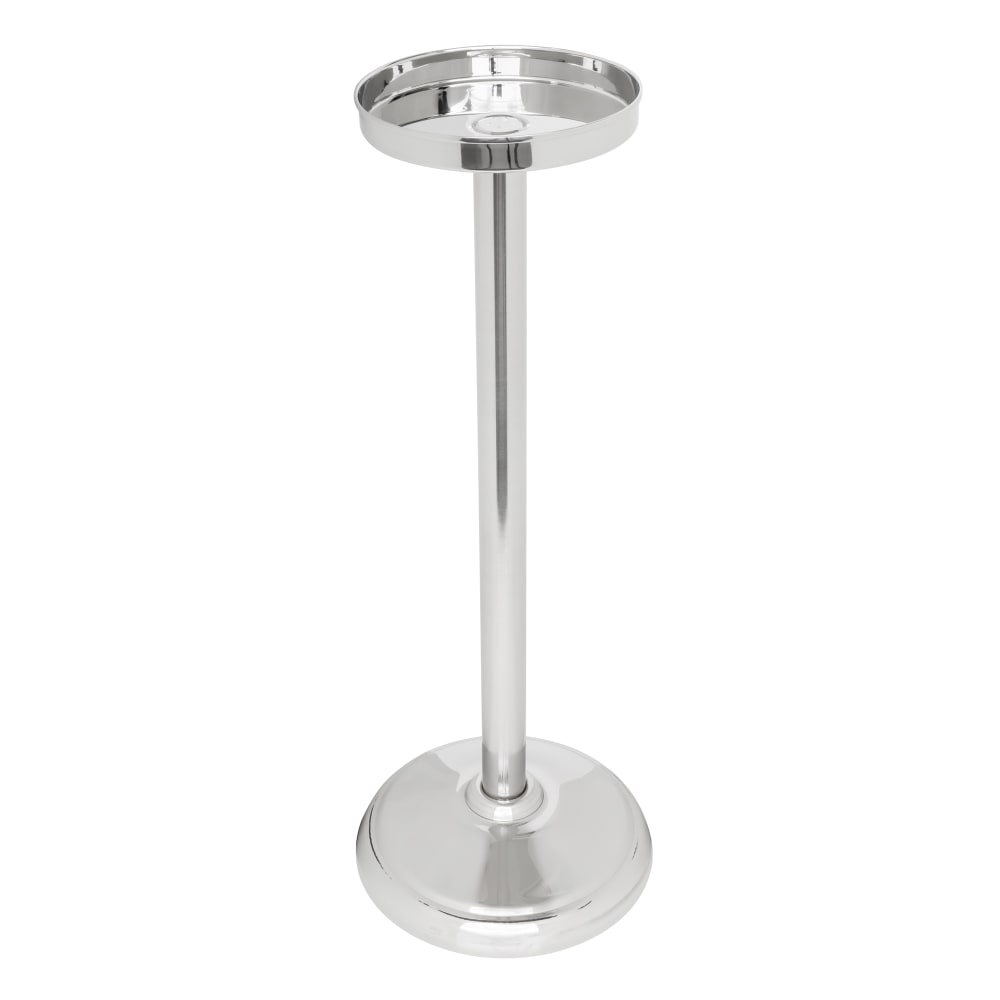 Tablecraft 5398 23 1/4" Wine Bucket Stand - Brass, Nickel Plated