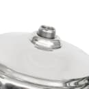 Tablecraft 5398 23 1/4" Wine Bucket Stand - Brass, Nickel Plated thumbnail 4