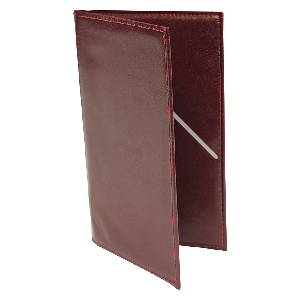 Tablecraft 59BU Check Presentation Holder, Burgundy w/ Gold Imprinted Thank You