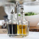 Tablecraft 600 6 oz Cruet w/ Stainless Steel Top - Glass, Clear thumbnail 7