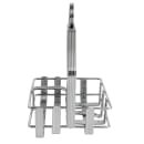 Tablecraft 606R 2 Compartment Rectangular Condiment Caddy - Chrome Plated thumbnail 2