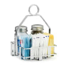 Tablecraft 606R 2 Compartment Rectangular Condiment Caddy - Chrome Plated thumbnail 6