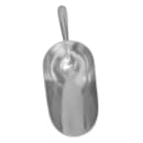 Tablecraft 612 12 oz Round Ice Scoop - Aluminum thumbnail 4