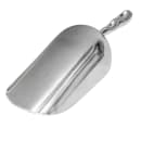 Tablecraft 612 12 oz Round Ice Scoop - Aluminum thumbnail 5