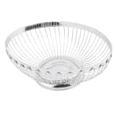 Tablecraft 6174 Oval Regent Basket, 9 1/2 x 7 1/4", 18 8 Stainless Steel thumbnail 4