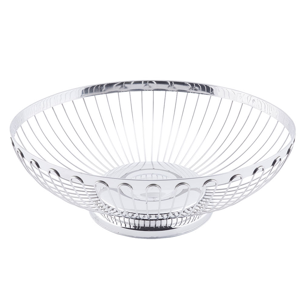 Tablecraft 6176 Oval Regent Basket, 11 x 8 1/4 x 3 3/4", 18 8 Stainless Steel