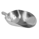 Tablecraft 638 38 oz Round Ice Scoop - Aluminum thumbnail 5
