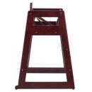 Tablecraft 6464062 29" Stackable Wood High Chair w/ Waist Strap - Rubberwood, Mahogany thumbnail 3