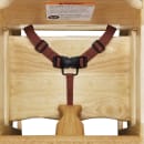 Tablecraft 6565104 29" Stackable Wood High Chair w/ Waist Strap - Rubberwood, Natural thumbnail 4