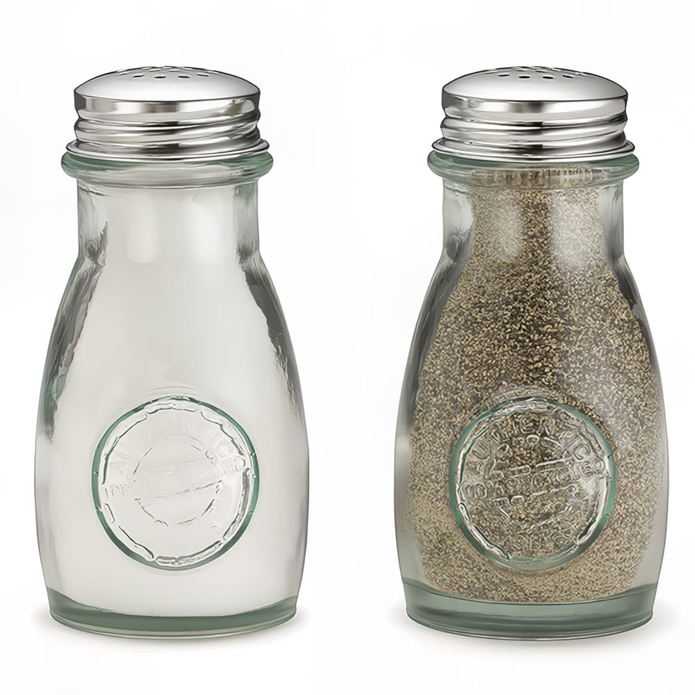 Tablecraft 6618 4 oz Salt/Pepper Shaker - Glass, 4"H