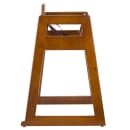 Tablecraft 6666063 29" Stackable Wood High Chair w/ Waist Strap - Rubberwood, Walnut thumbnail 3