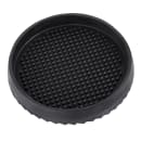 Tablecraft 6BK 6 1/2" Round Drip Tray - Rubber, Black thumbnail 4