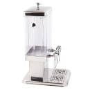 Tablecraft 70 3 gal Beverage Dispenser w/ Ice Tube - Plastic Container, Stainless Base thumbnail 2
