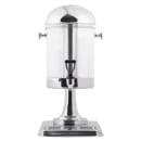 Tablecraft 71 2 gal Beverage Dispenser w/ Ice Tube - Plastic Container, Stainless Base thumbnail 2