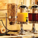 Tablecraft 71 2 gal Beverage Dispenser w/ Ice Tube - Plastic Container, Stainless Base thumbnail 6