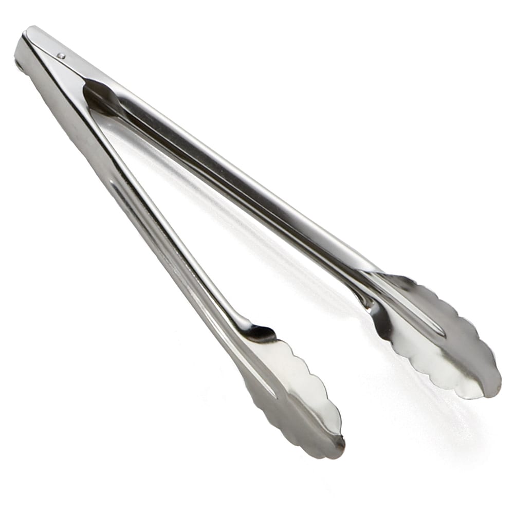Tablecraft 712 12"L Stainless Utility Tongs