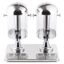 Tablecraft 72 4 gal Beverage Dispenser w/ Ice Tube - Plastic Container, Stainless Base thumbnail 3