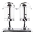 Tablecraft 72 4 gal Beverage Dispenser w/ Ice Tube - Plastic Container, Stainless Base thumbnail 4