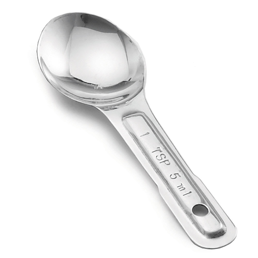 Tablecraft 721C 1 Tsp Stainless Steel Measuring Spoon, Standard Weight