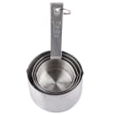 Tablecraft 725 4 Piece Measuring Cup Set, Stainless Steel thumbnail 3