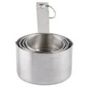 Tablecraft 725 4 Piece Measuring Cup Set, Stainless Steel thumbnail 4