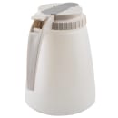 Tablecraft 748W 48 oz All Purpose Cylindrical Dripcut Server - White Polyethylene, White ABS Top thumbnail 4