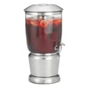 Tablecraft 7515 1 1/4 gal Beverage Dispenser w/ Infuser - Plastic Container, Brushed Stainless Base thumbnail 2