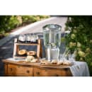 Tablecraft 7515 1 1/4 gal Beverage Dispenser w/ Infuser - Plastic Container, Brushed Stainless Base thumbnail 3