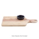 Tablecraft 79A Natural Finish Wood Bread Board, 13 1/2 x 7 1/2", 2 3/4" Insert thumbnail 4